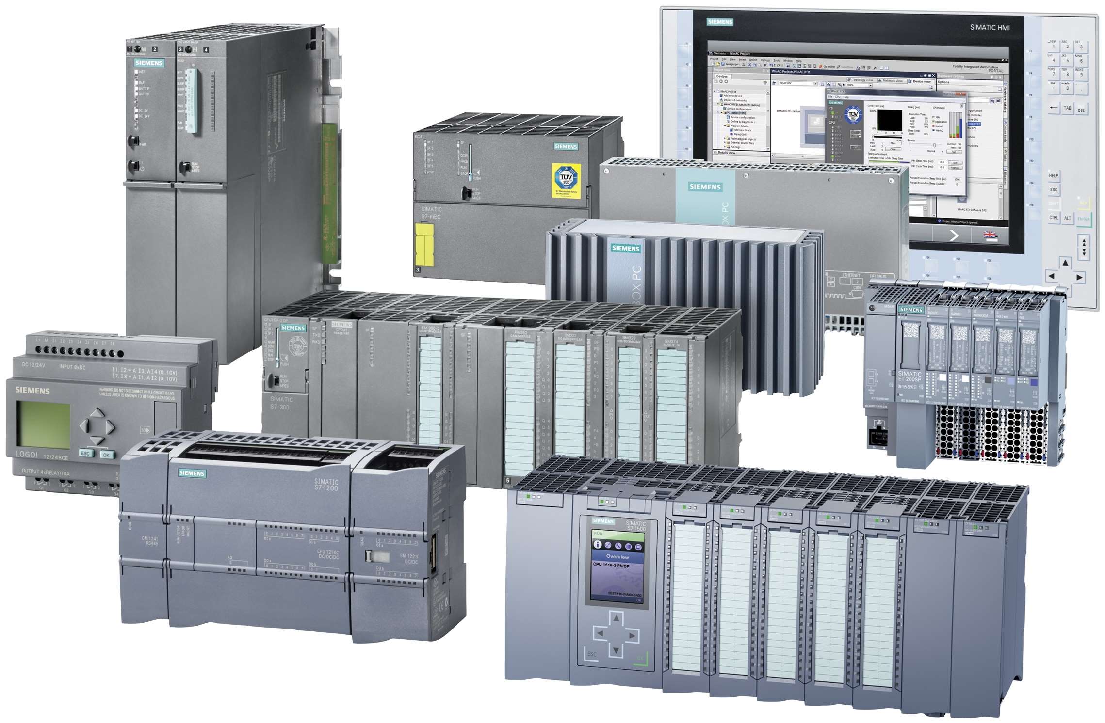 Udvalg af Siemens PLC-systemer